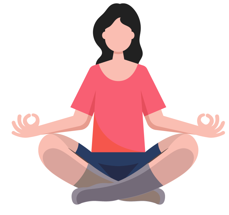 Hobbies Yoga Frau sitzen meditation entspannen